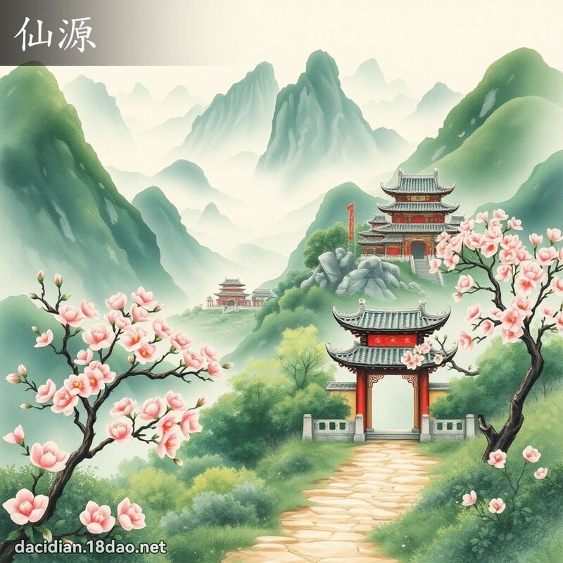 仙源 - 國語大辭典配圖