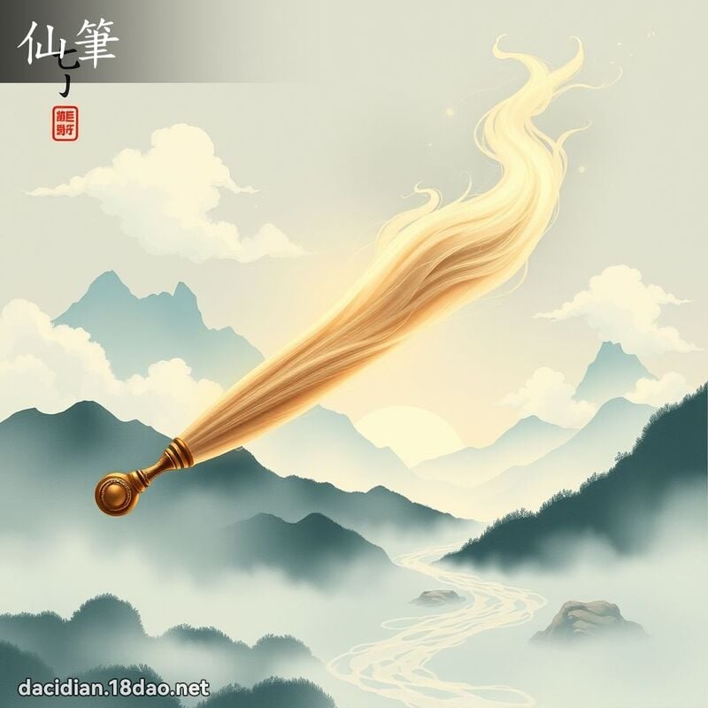 仙筆 - 國語大辭典配圖