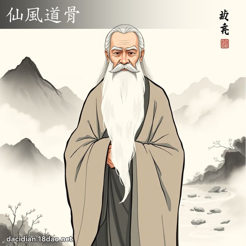 仙風道骨 - 國語大辭典配圖