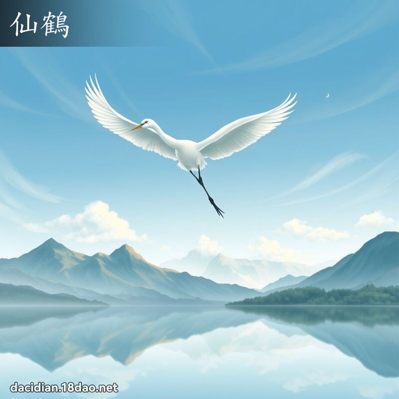 仙鹤 - 国语大辞典配图
