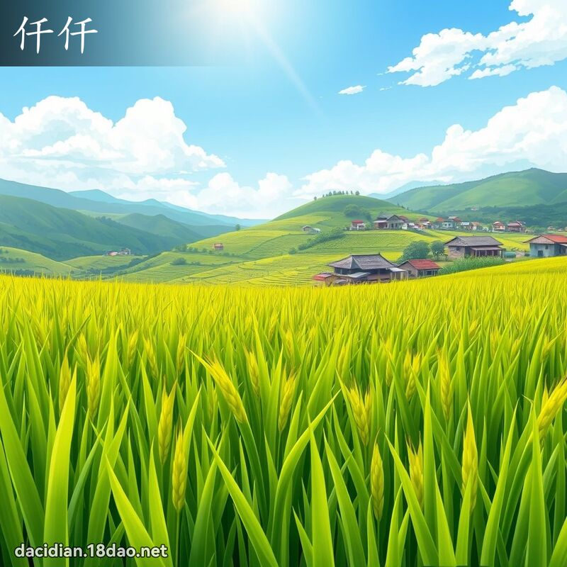 仟仟 - 国语大辞典配图