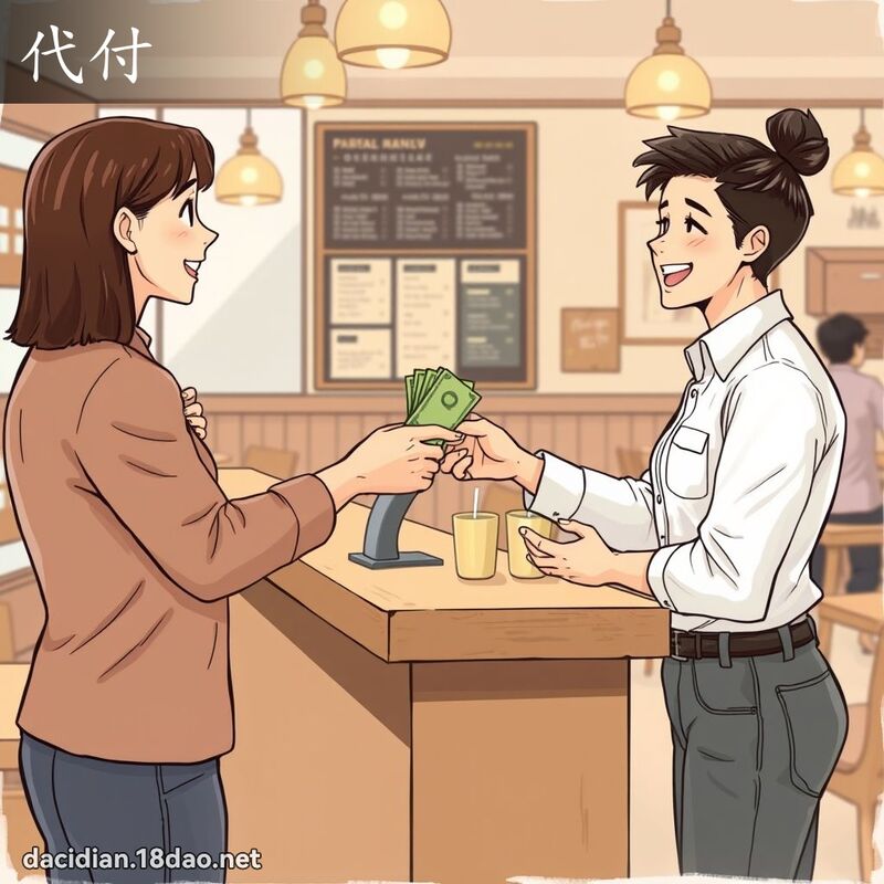 代付 - 國語大辭典配圖