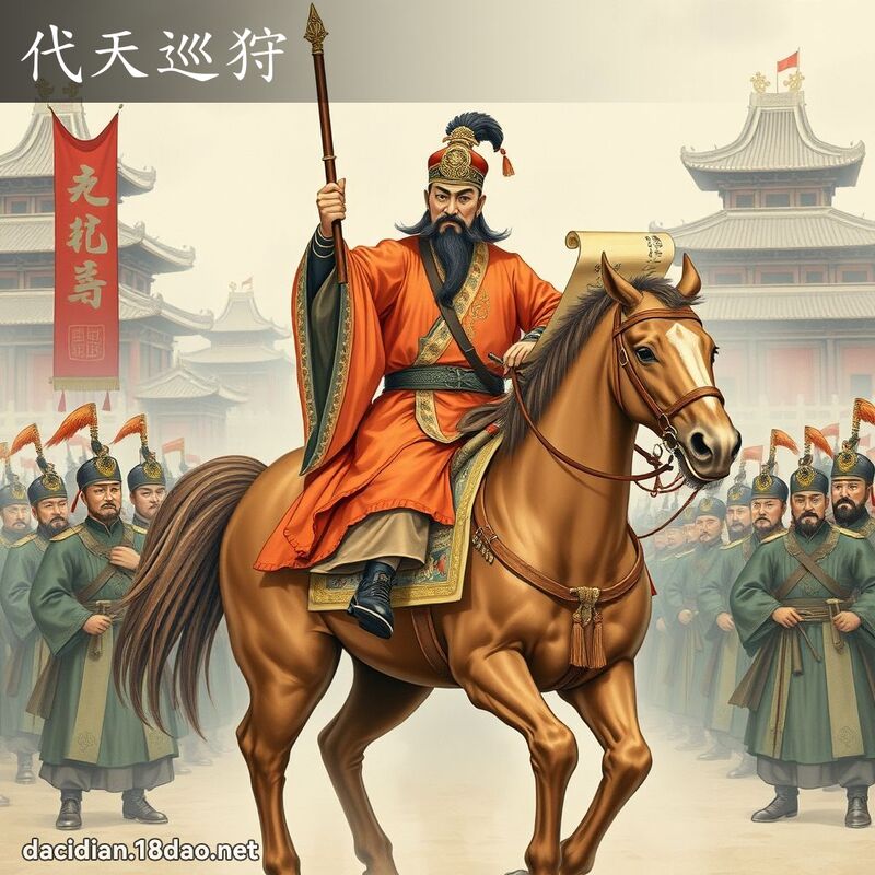 代天巡狩 - 国语大辞典配图