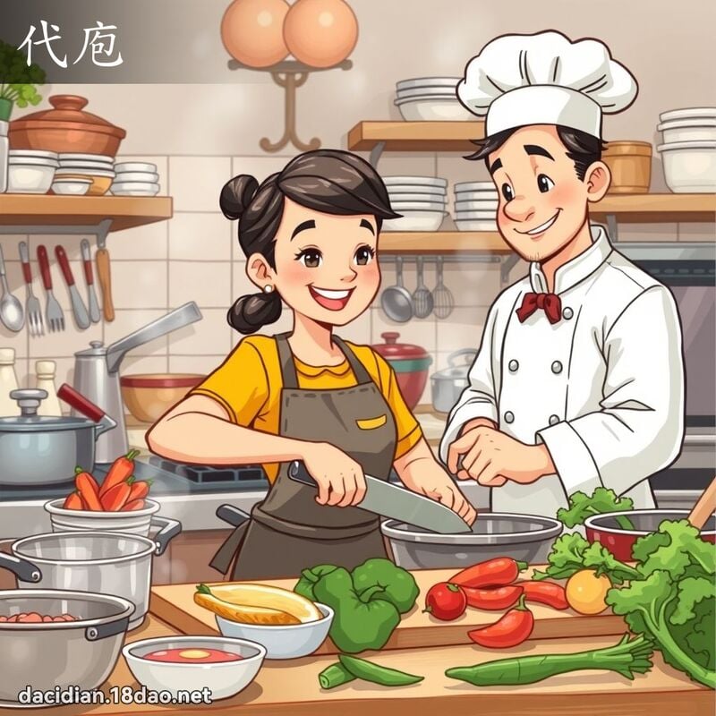 代庖 - 國語大辭典配圖