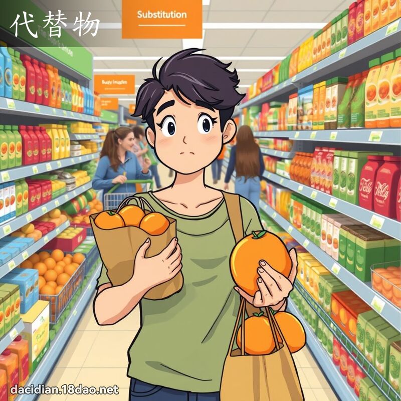 代替物 - 國語大辭典配圖