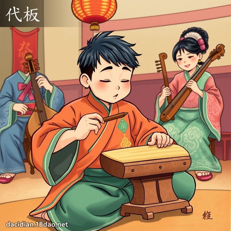 代板 - 国语大辞典配图