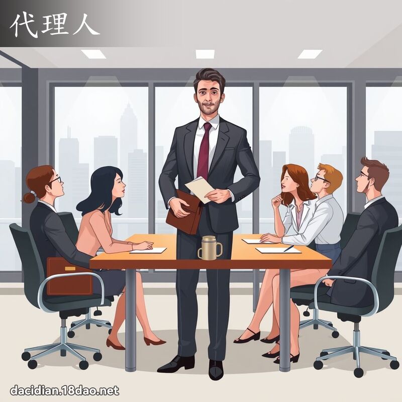 代理人 - 國語大辭典配圖