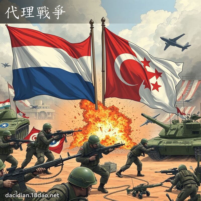 代理战爭 - 国语大辞典配图