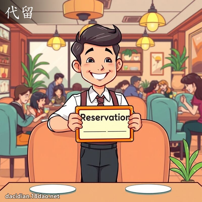 代留 - 国语大辞典配图