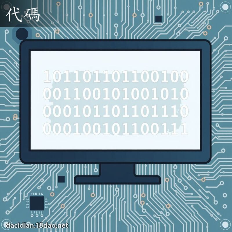 代码 - 国语大辞典配图