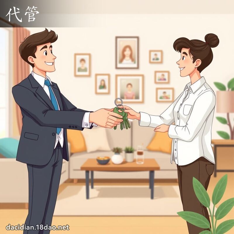 代管 - 国语大辞典配图