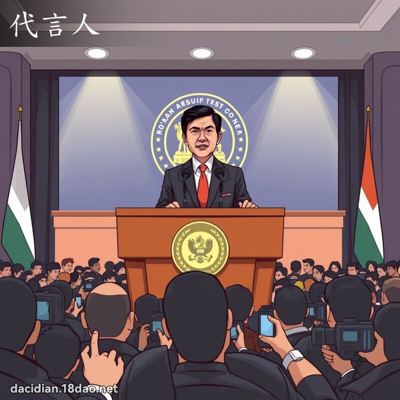 代言人 - 國語大辭典配圖
