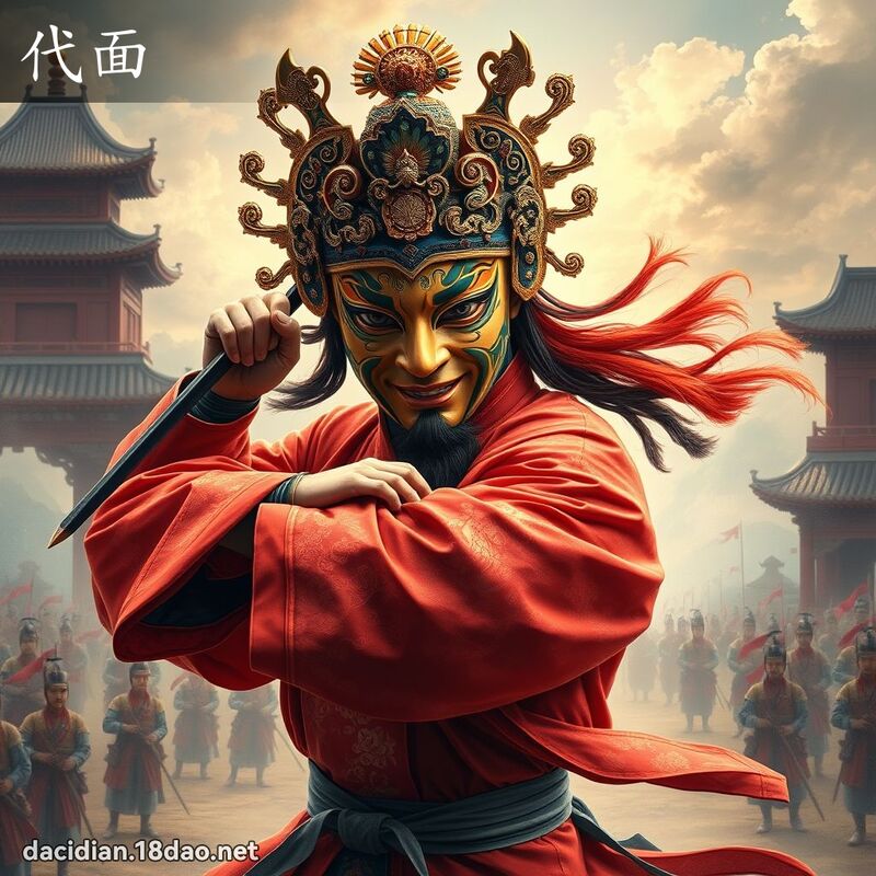 代面 - 國語大辭典配圖