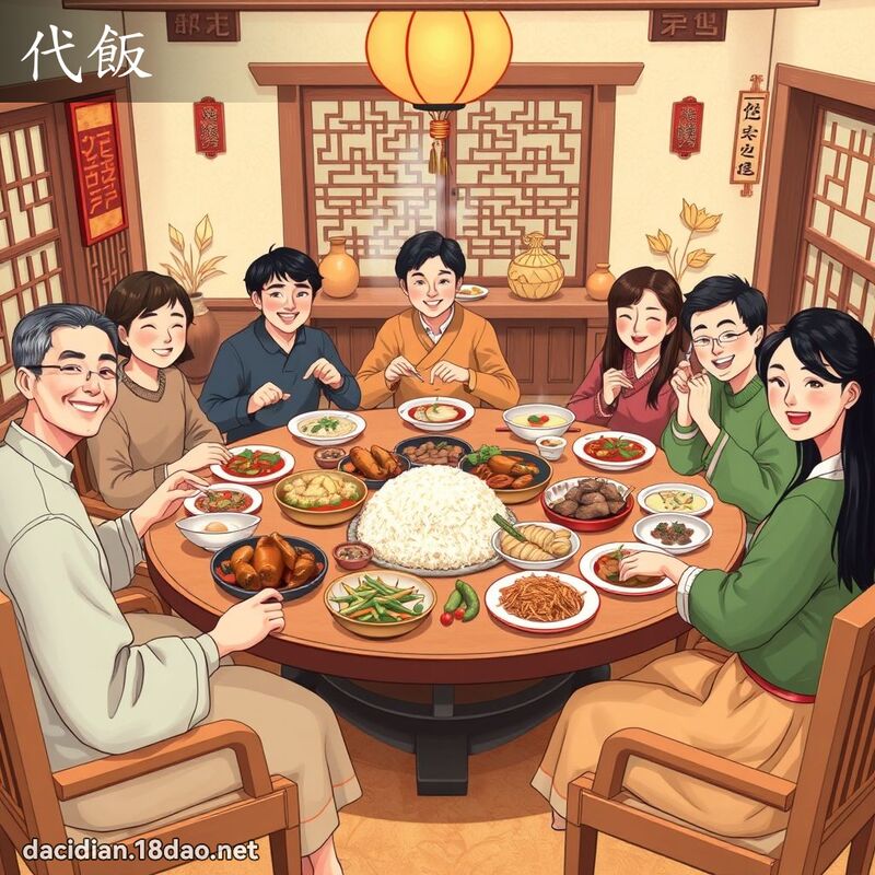 代飯 - 國語大辭典配圖