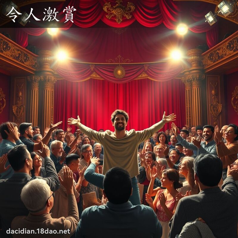 令人激賞 - 國語大辭典配圖