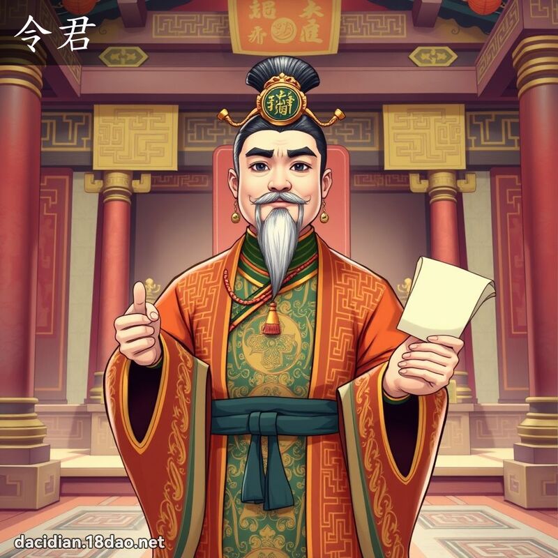令君 - 国语大辞典配图