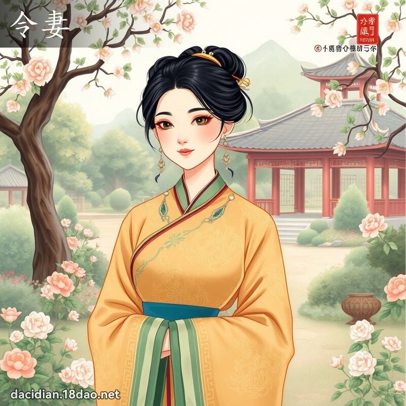 令妻 - 國語大辭典配圖