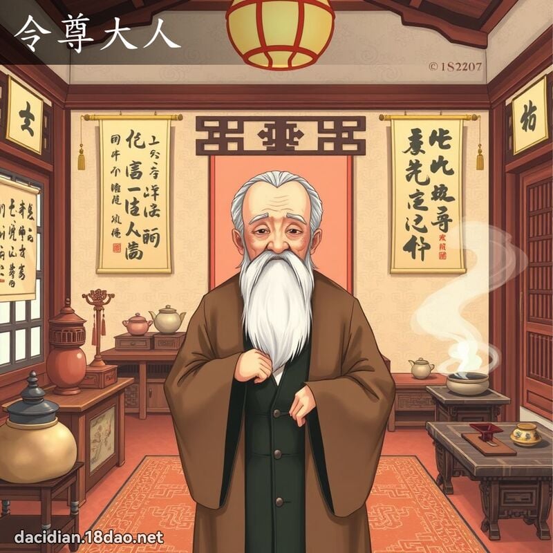 令尊大人 - 国语大辞典配图