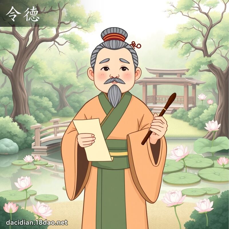 令德 - 國語大辭典配圖
