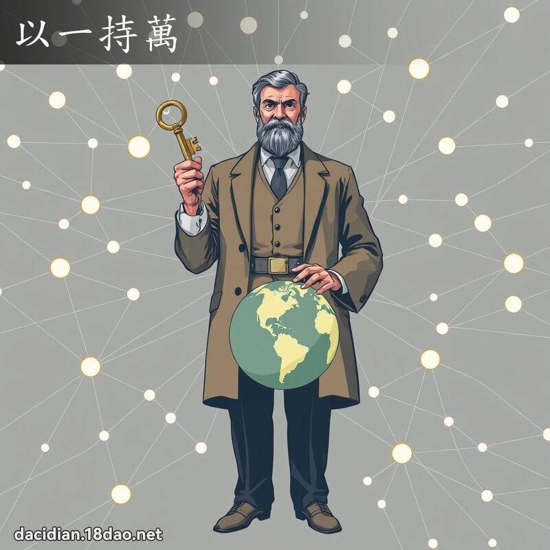 以一持萬 - 國語大辭典配圖