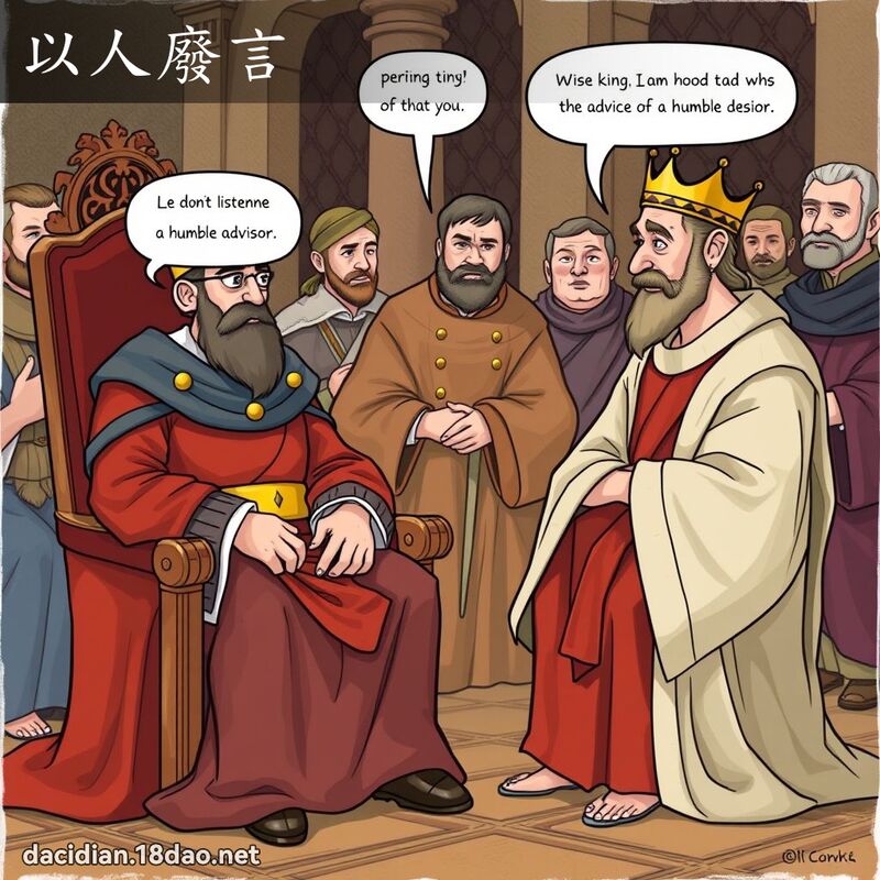 以人废言 - 国语大辞典配图