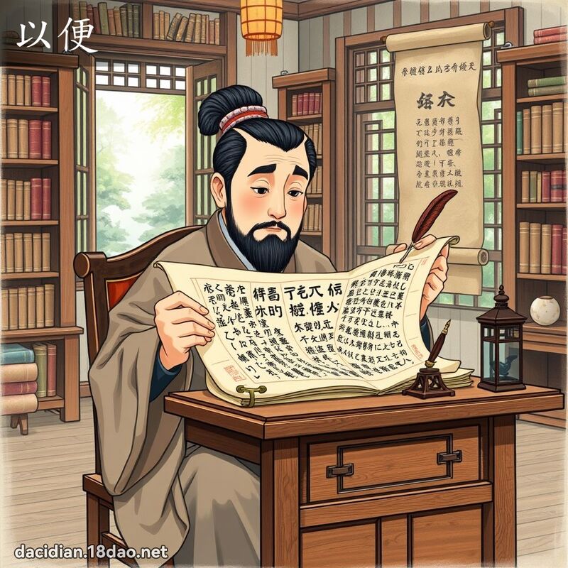以便 - 国语大辞典配图