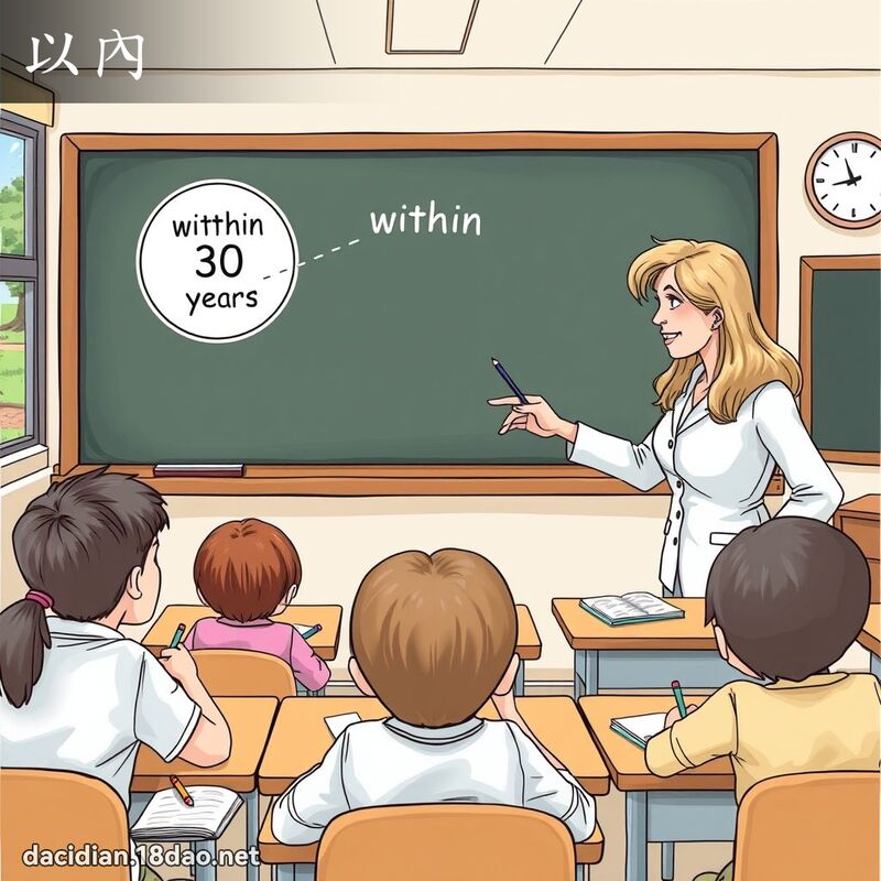 以內 - 國語大辭典配圖