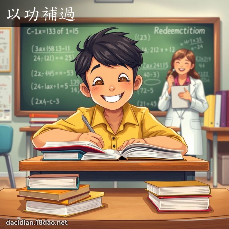 以功補過 - 國語大辭典配圖