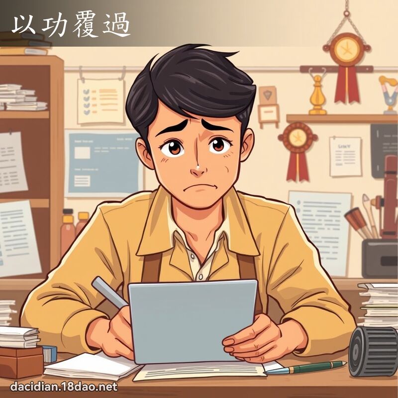 以功覆過 - 國語大辭典配圖