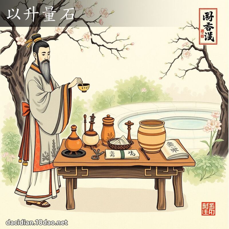以升量石 - 國語大辭典配圖