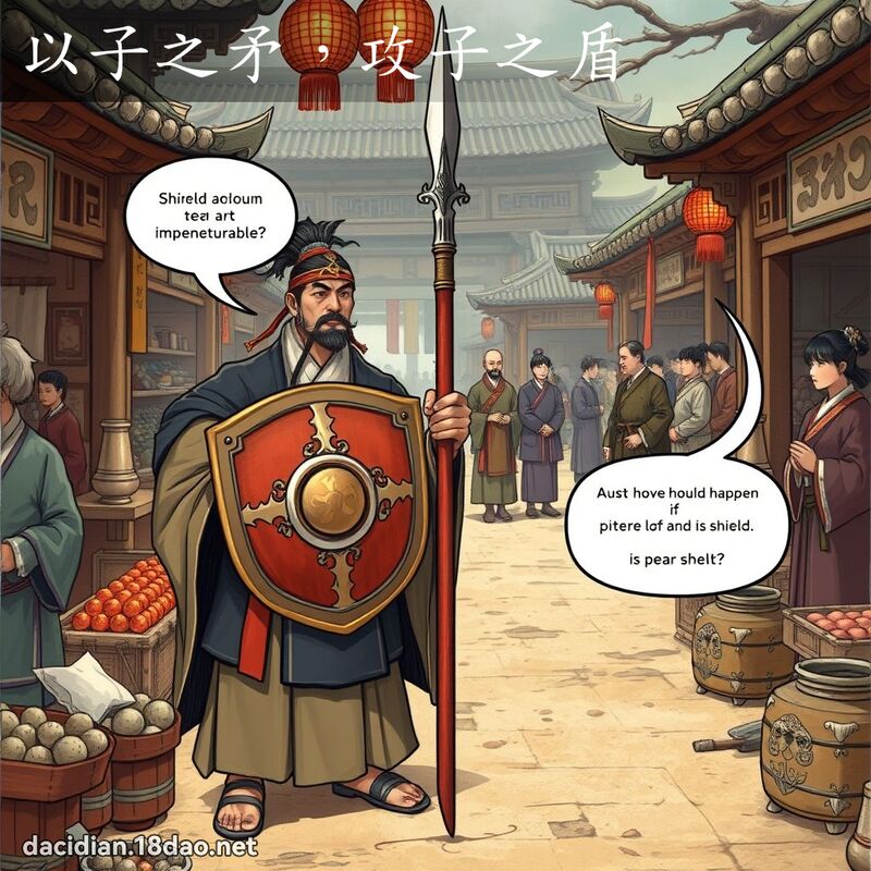 以子之矛，攻子之盾 - 国语大辞典配图