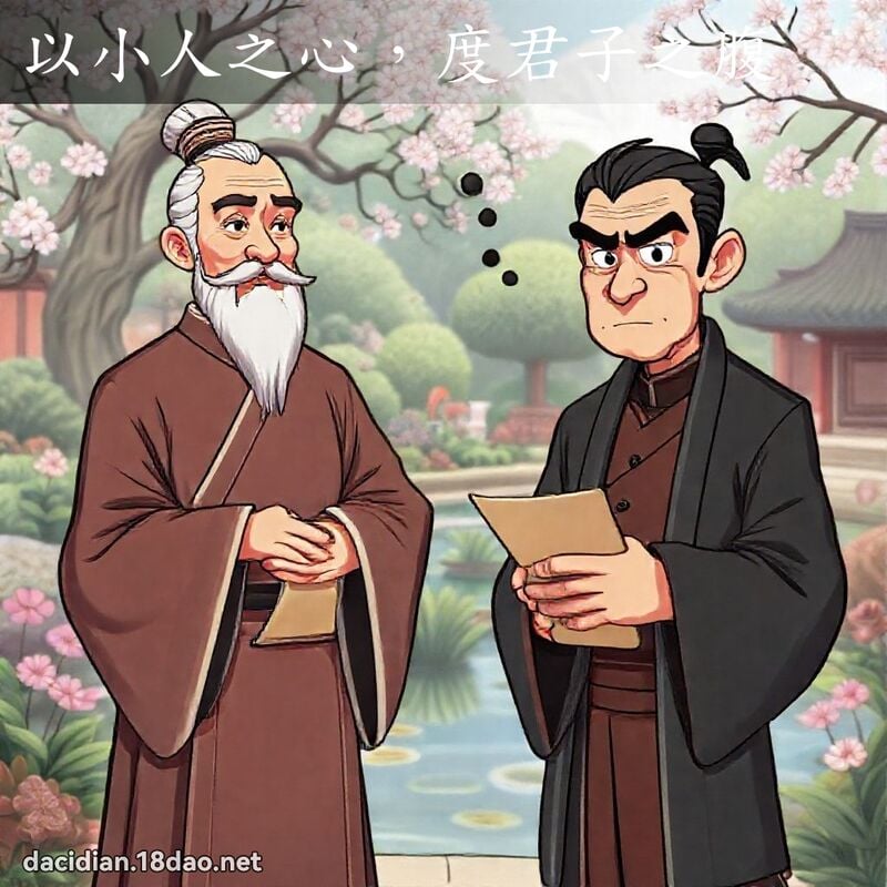 以小人之心，度君子之腹 - 国语大辞典配图