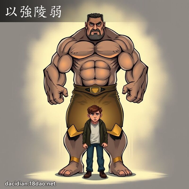 以強陵弱 - 國語大辭典配圖