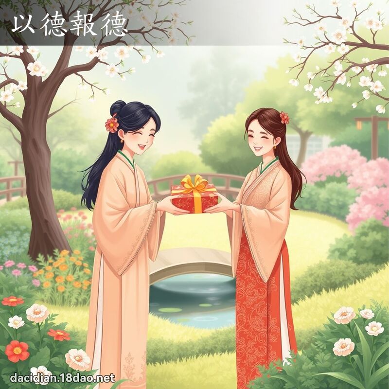 以德報德 - 國語大辭典配圖