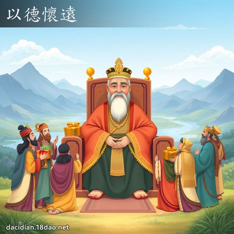 以德怀远 - 国语大辞典配图