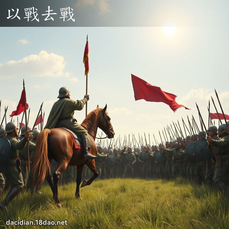 以戰去戰 - 國語大辭典配圖