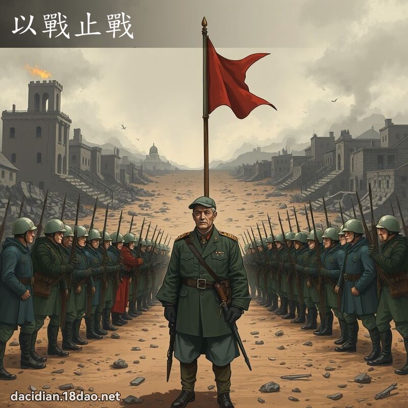 以战止战 - 国语大辞典配图