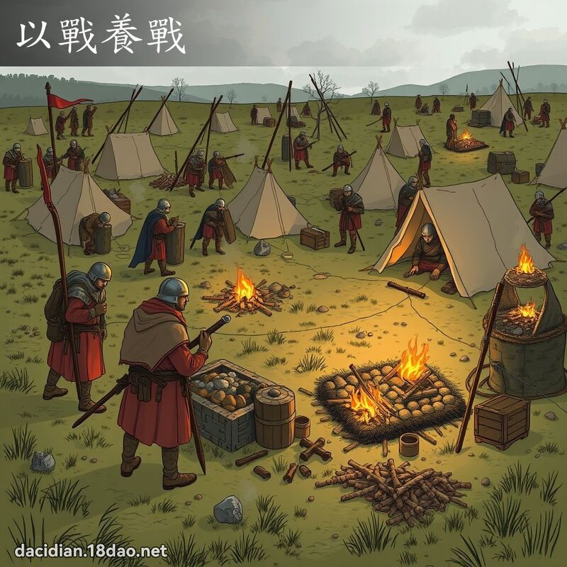 以戰養戰 - 國語大辭典配圖
