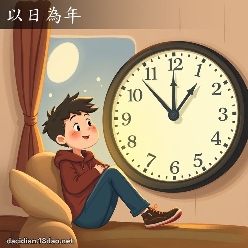 以日為年 - 國語大辭典配圖