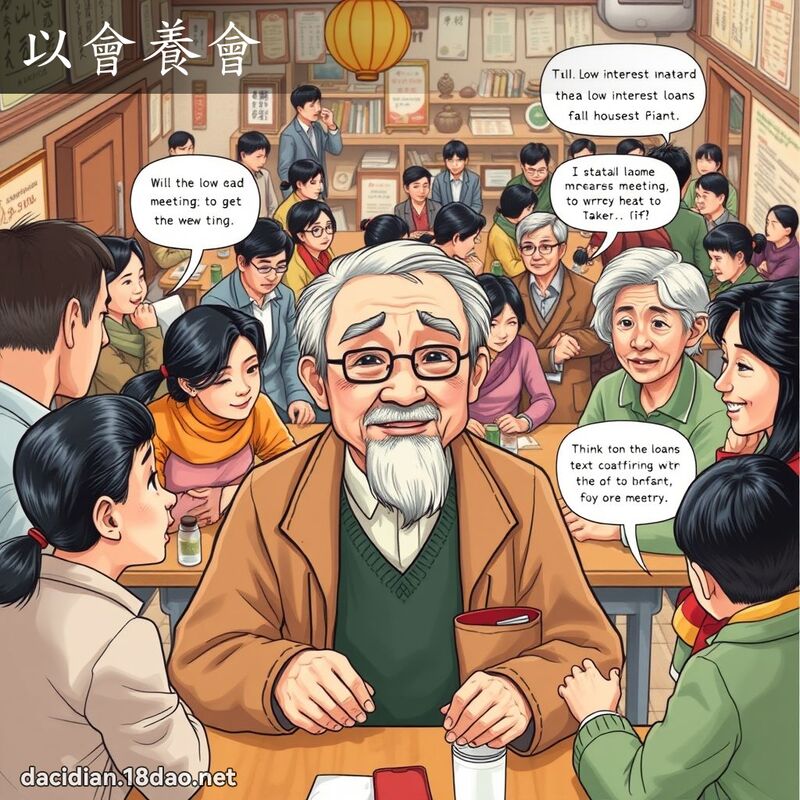 以會養會 - 國語大辭典配圖