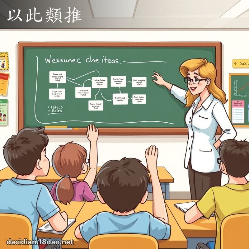 以此類推 - 國語大辭典配圖