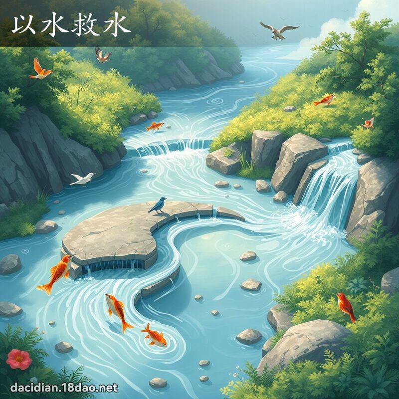 以水救水 - 國語大辭典配圖