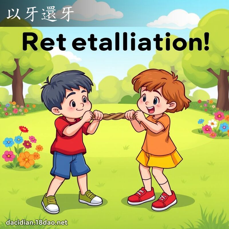 以牙还牙 - 国语大辞典配图