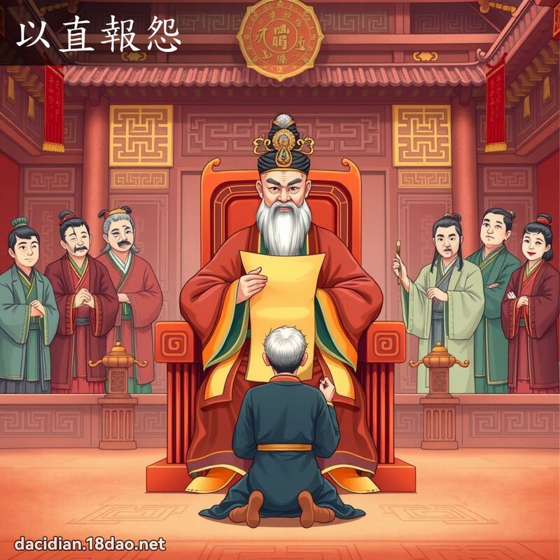 以直報怨 - 國語大辭典配圖