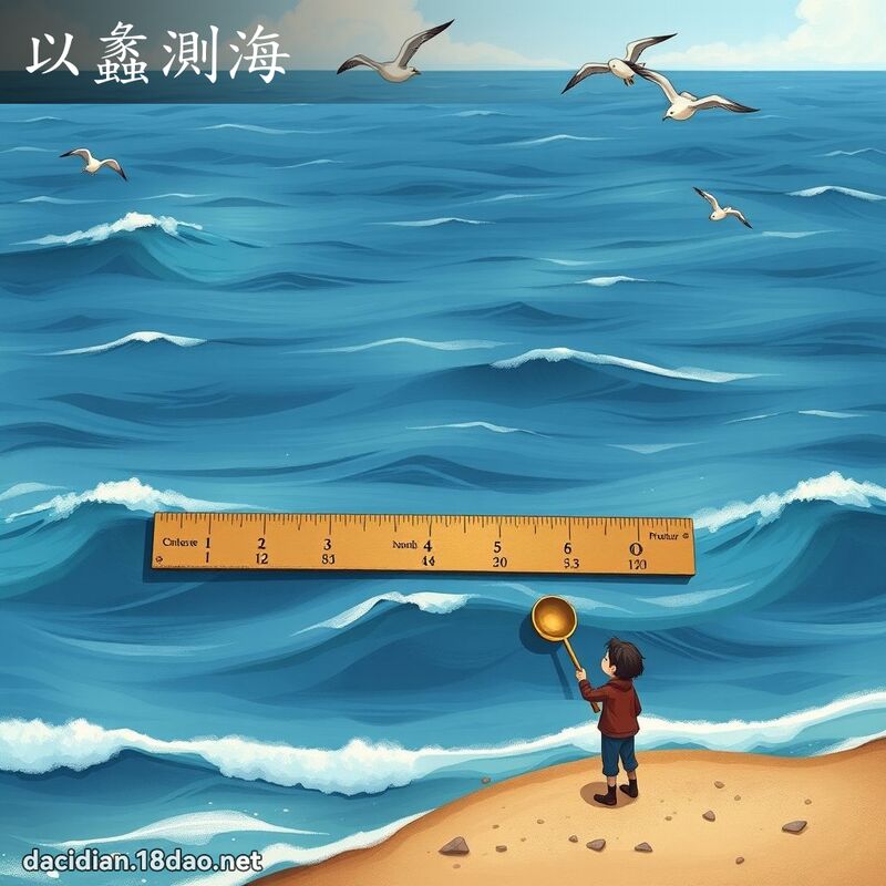 以蠡测海 - 国语大辞典配图