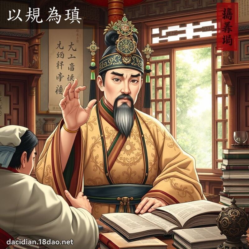 以規為瑱 - 國語大辭典配圖