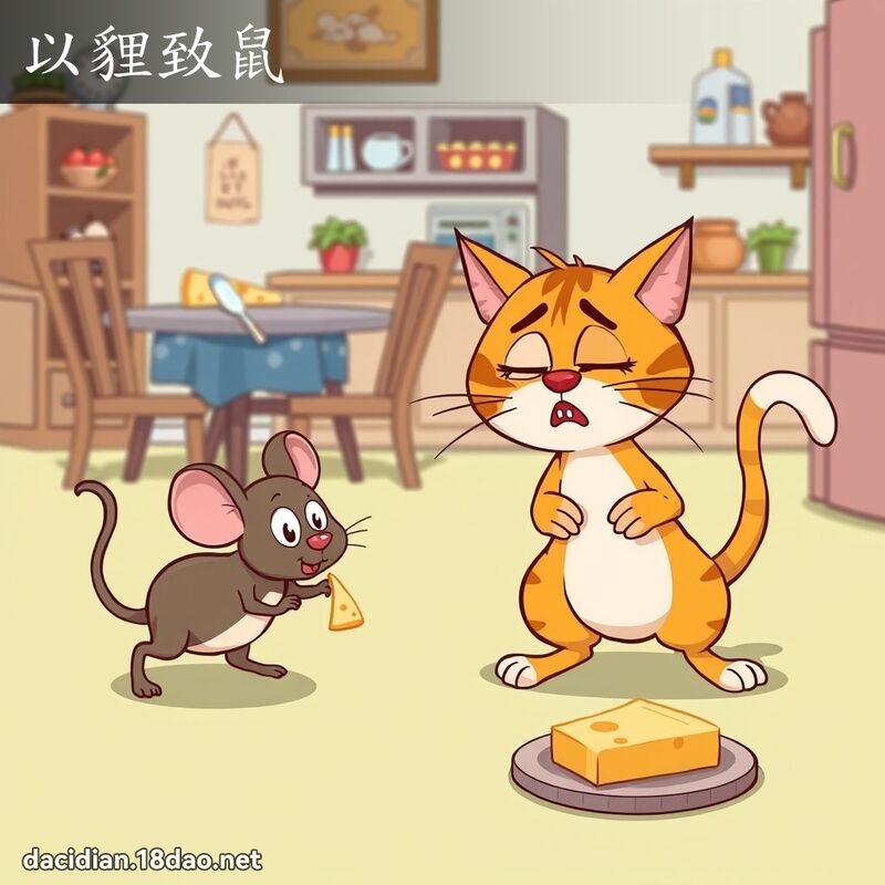 以貍致鼠 - 国语大辞典配图