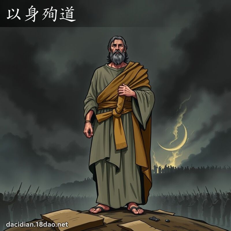 以身殉道 - 國語大辭典配圖