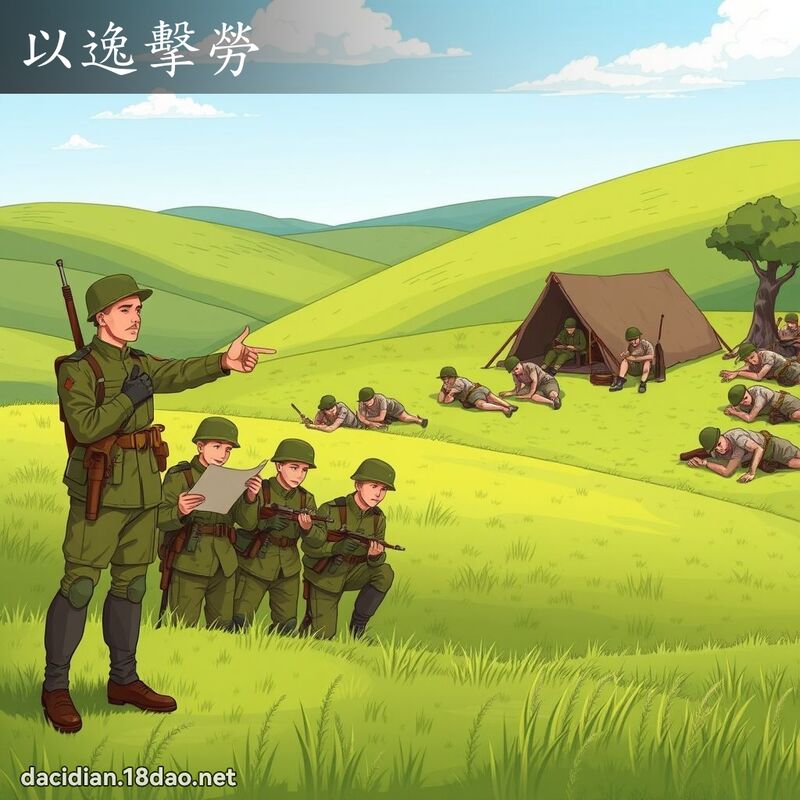 以逸击劳 - 国语大辞典配图