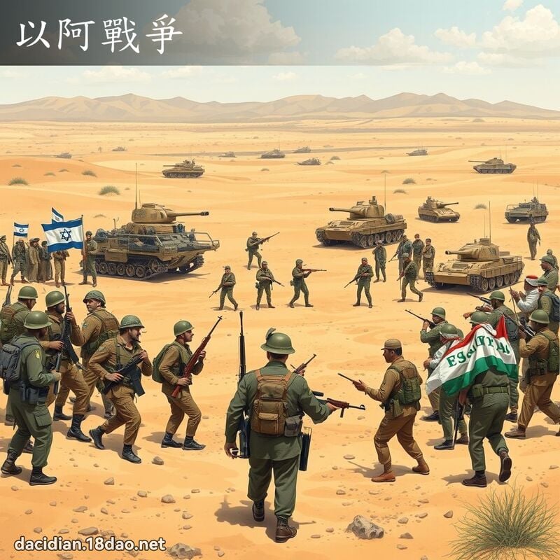 以阿戰爭 - 國語大辭典配圖
